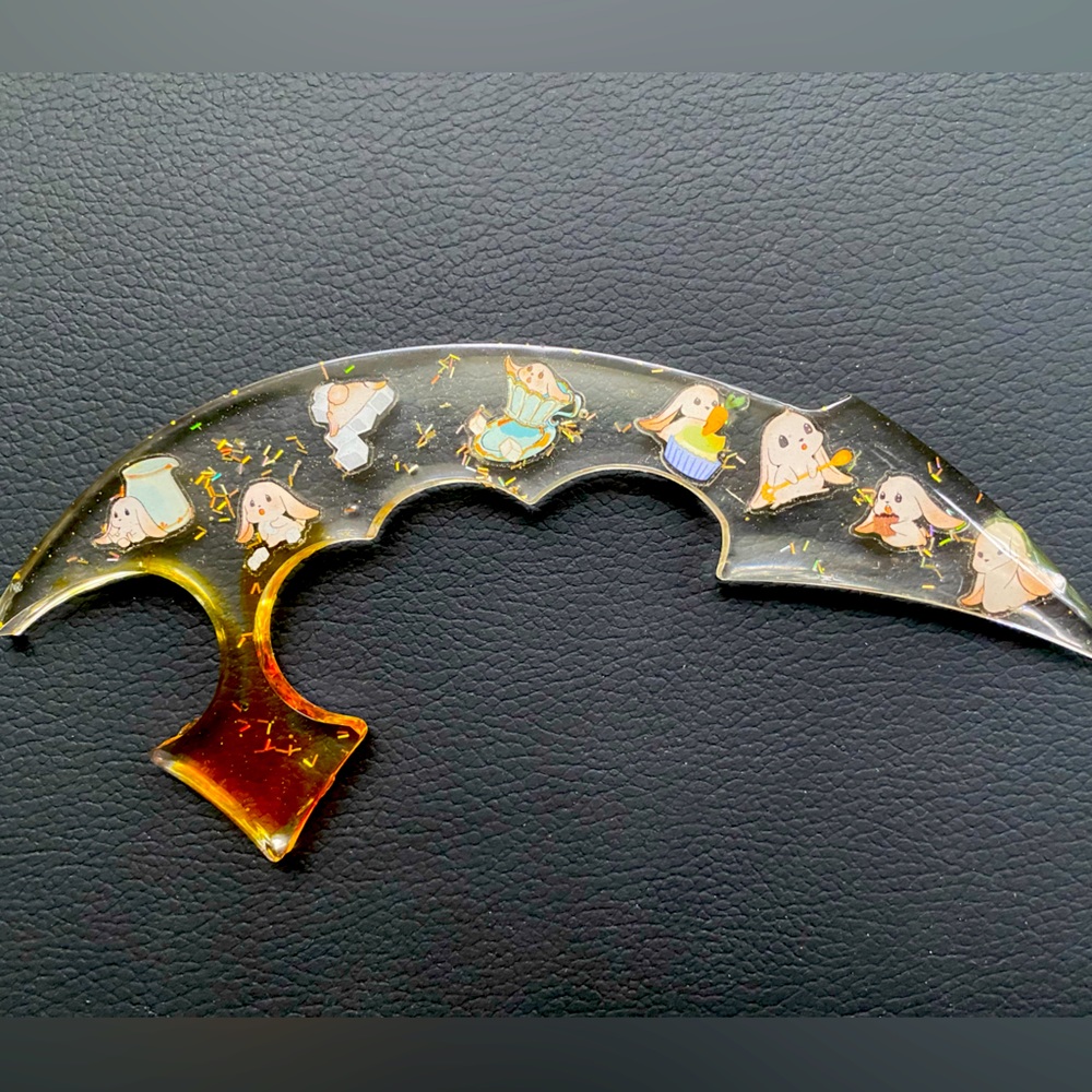 ✨handmade resin protection knife✨